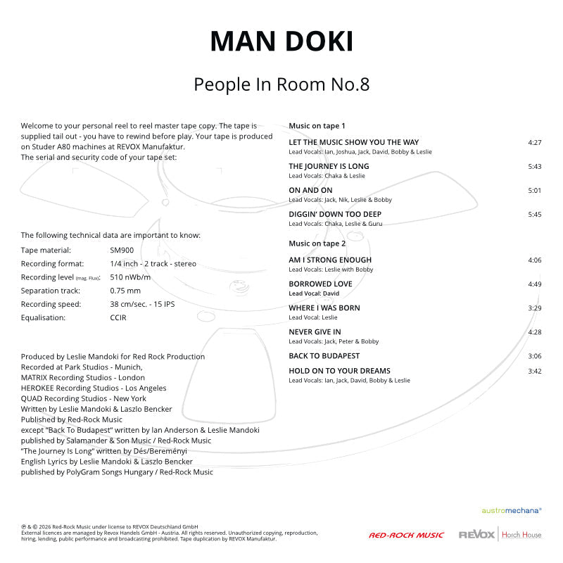 Mandoki - People In The Room No. 8 (Cassette)
