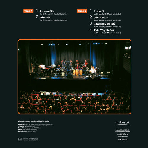 Al Di Meola One Of These Nights Cover Backside