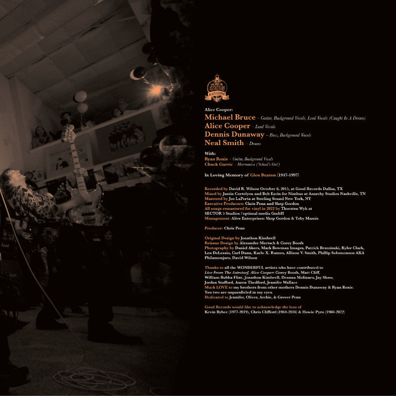 Alice Cooper Live From The Astroturf Inlay 2