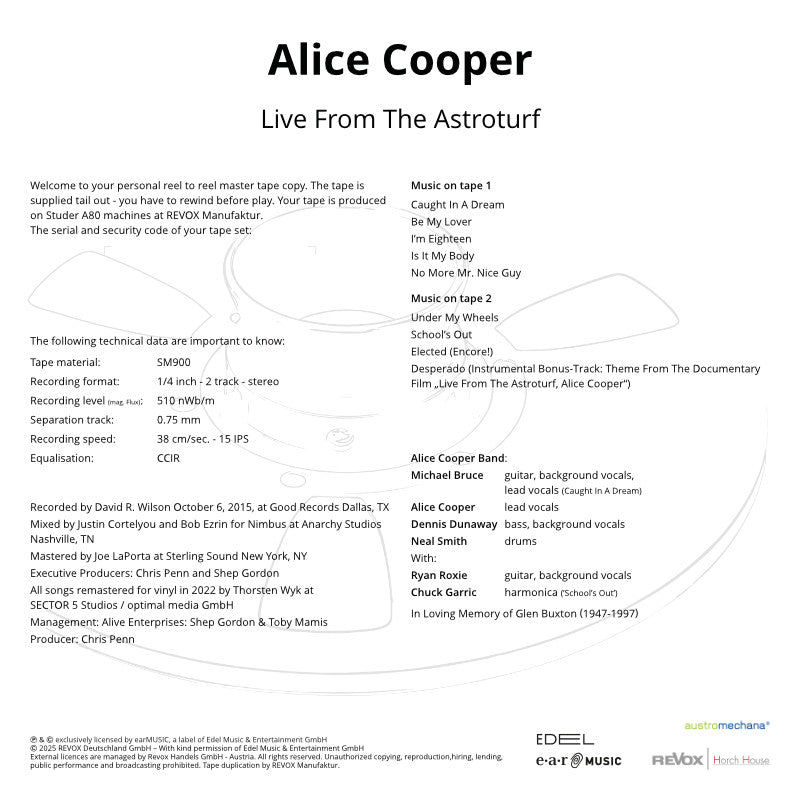 Alice Cooper Live From The Astroturf Credits