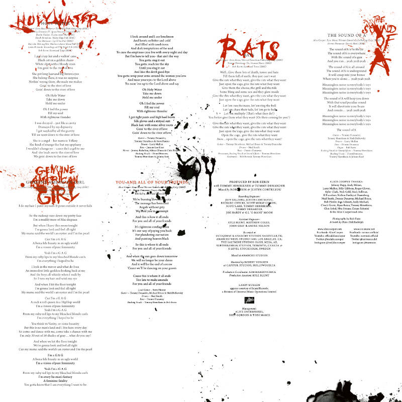 Alice Cooper Paranormal Inlay 4