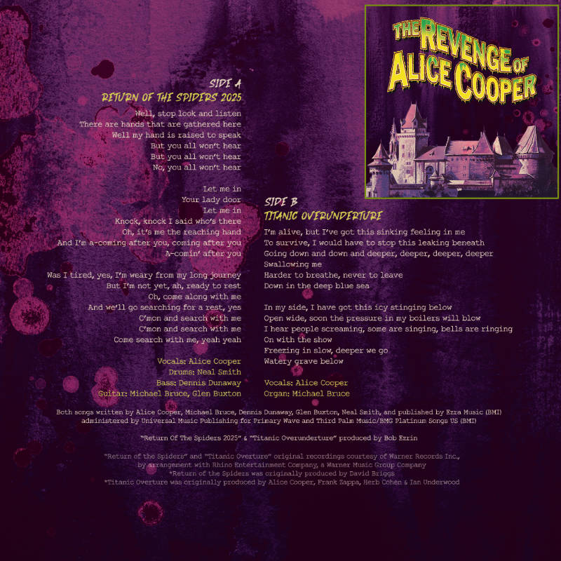 The Revenge Of Alice Cooper Cover Bonus Tracks