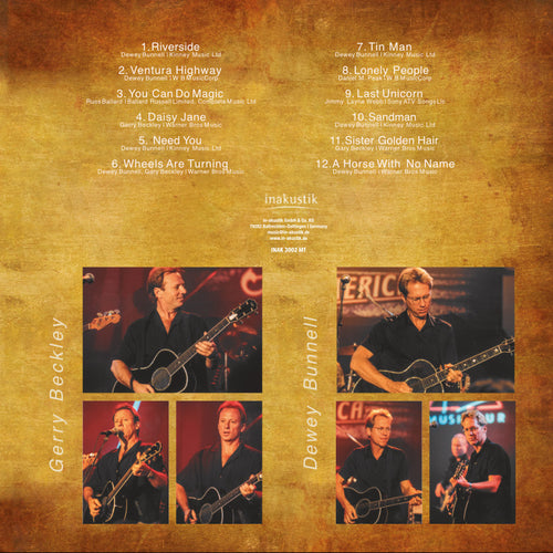 America Greatest Hits Cover Backside