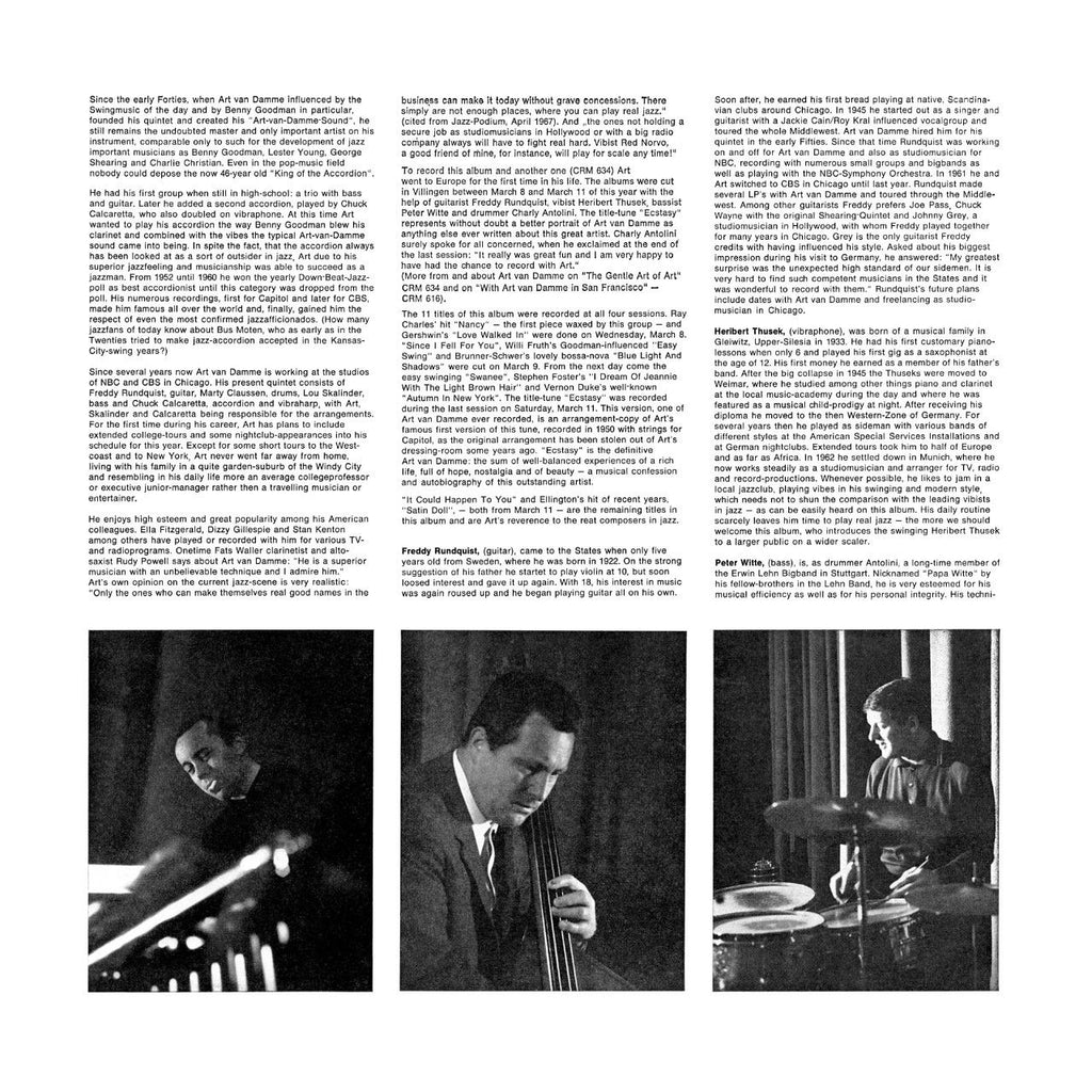 Art Van Damme Ecstasy Inlay 2