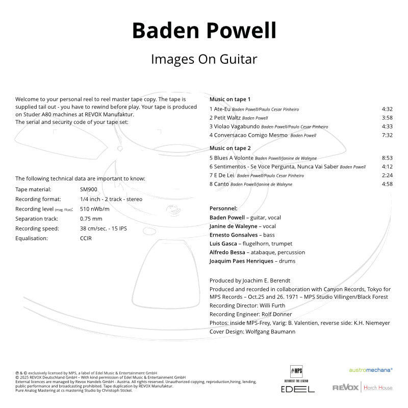 Baden Powell Images On Guitar Credits