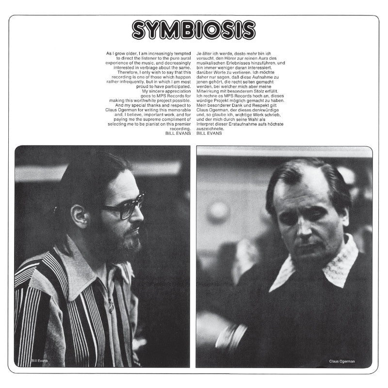 Bill Evans Claus Ogerman Symbiosis Inlay 1