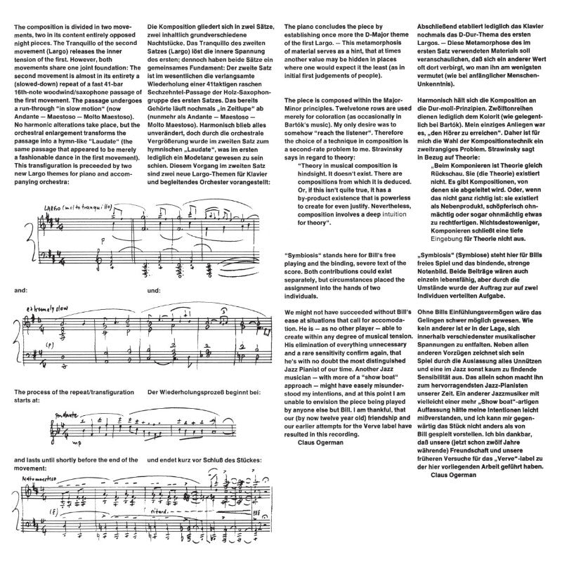 Bill Evans Claus Ogerman Symbiosis Inlay 2
