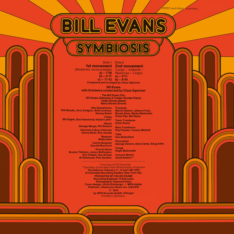 Bill Evans Claus Ogerman Symbiosis Cover Backside