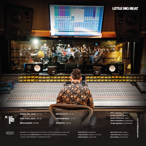 Billy Cobham Studio Live Session Cover Backside