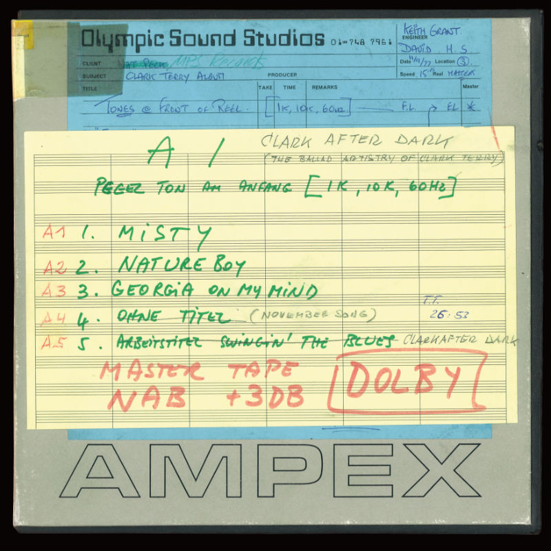 Clark Terry Clark After Dark Original Master Tape 1