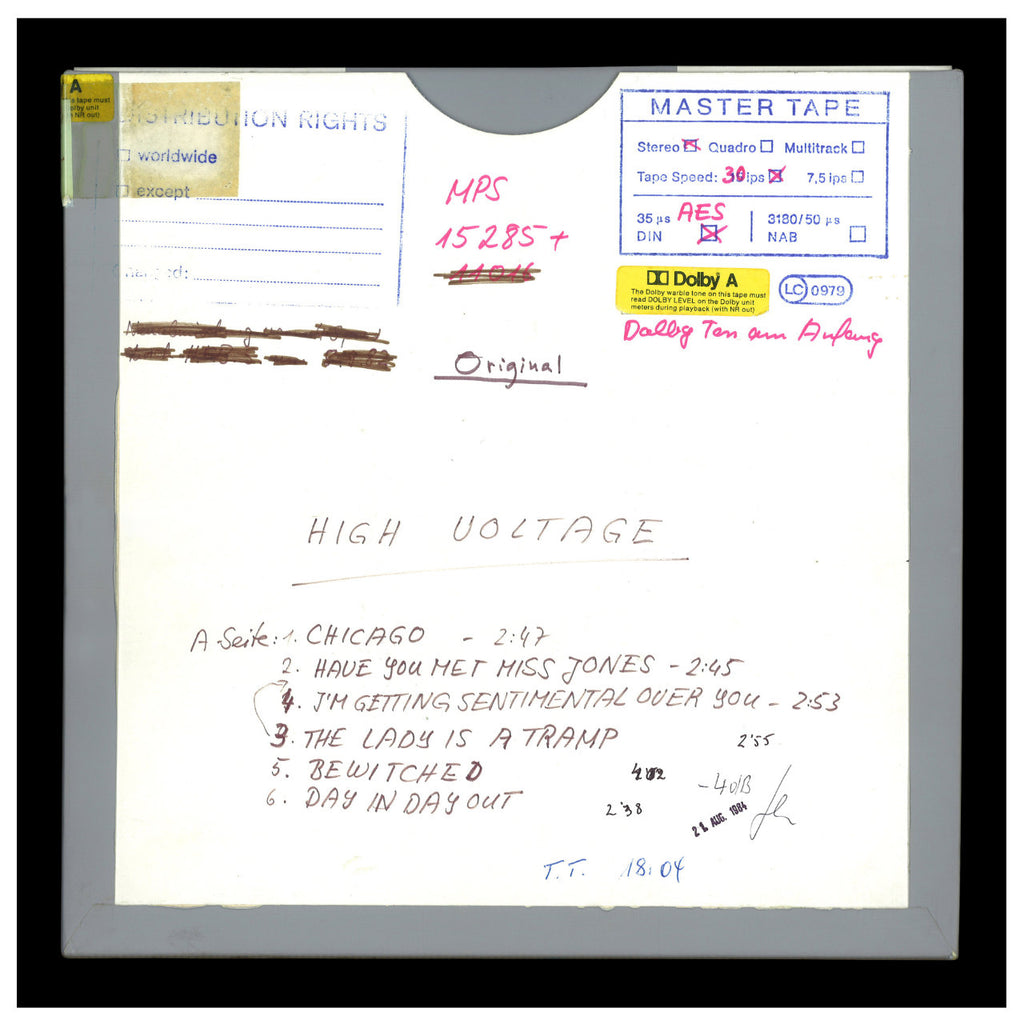 The Count Basie Orchestra High Voltage Original Master Tape 1