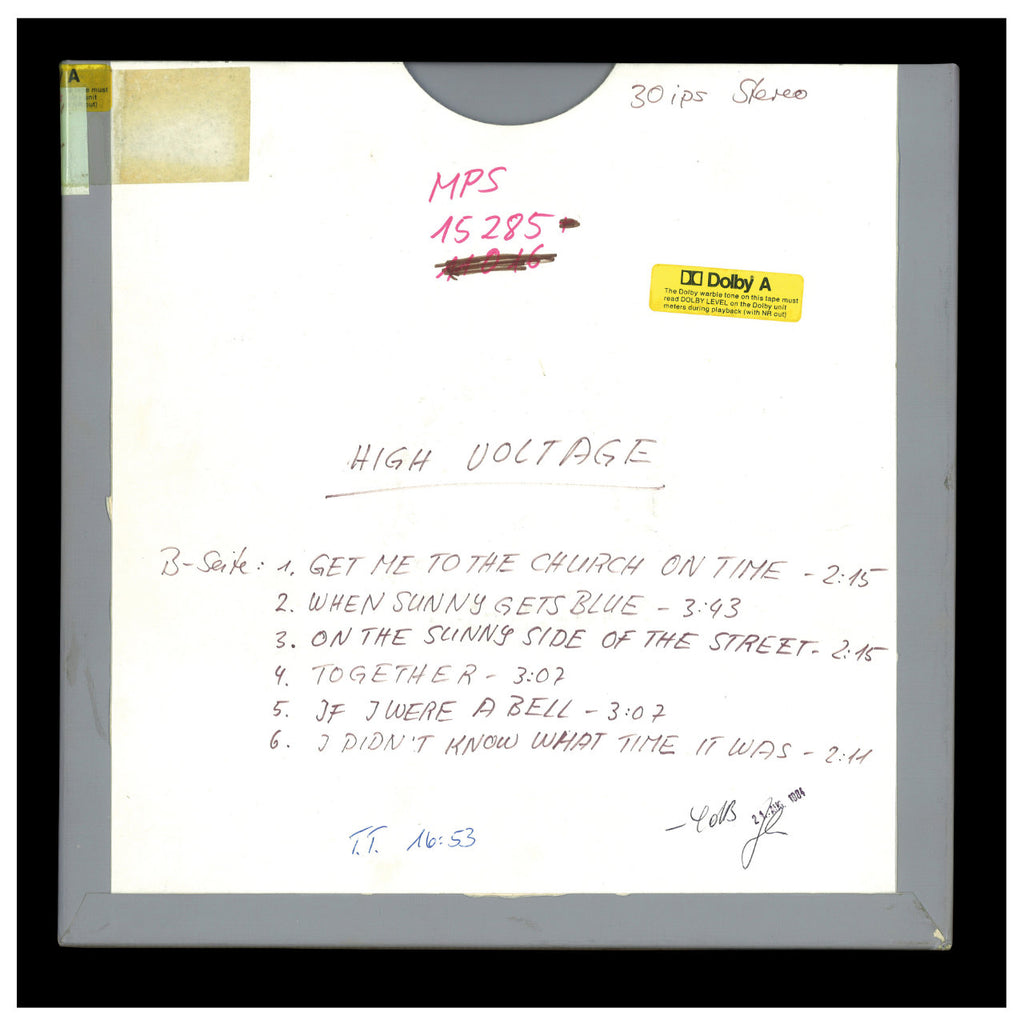 The Count Basie Orchestra High Voltage Original Master Tape 2