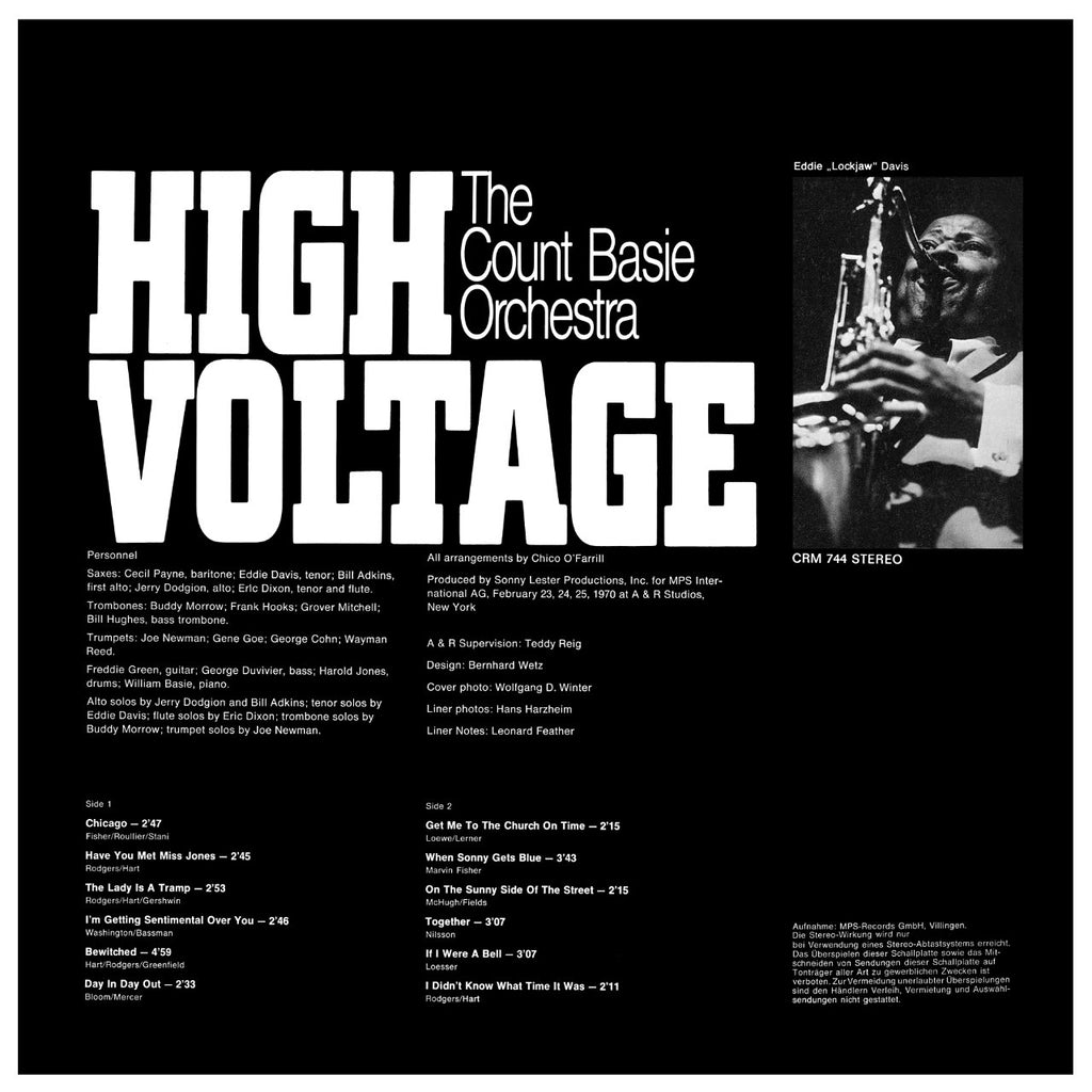 The Count Basie Orchestra - High Voltage – Revox | Horch House