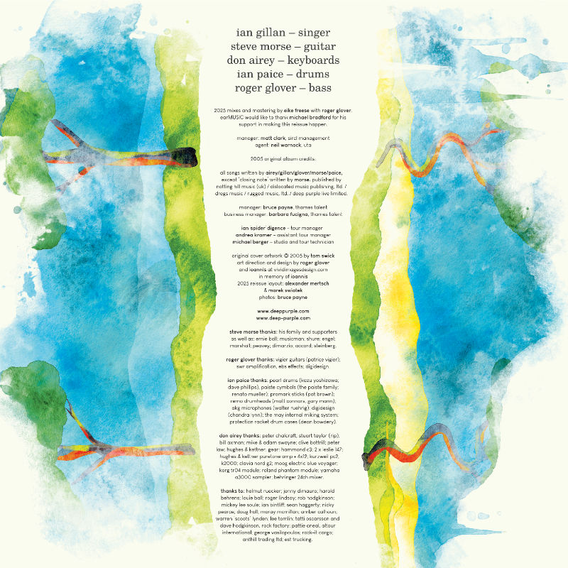 Deep Purple Rapture Of The Deep Inlay