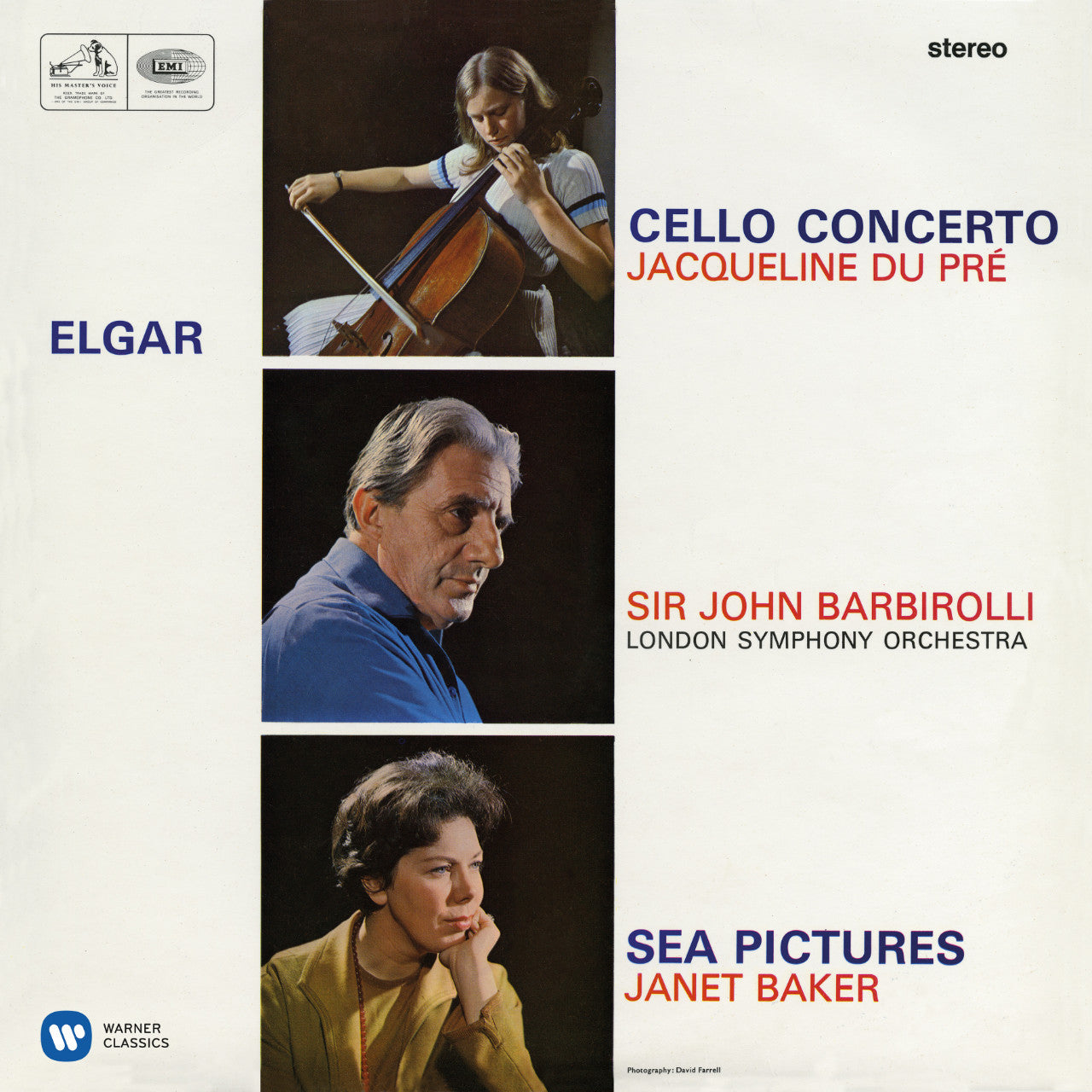 Edward Elgar Cello Concerto and Sea Pictures Cover