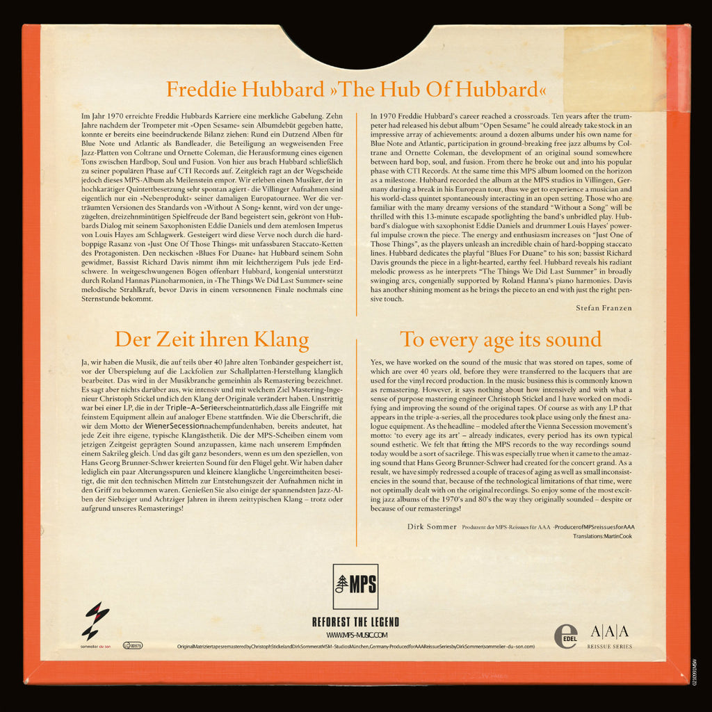 Freddie Hubbard The Hub Of Hubbard Inlay 3