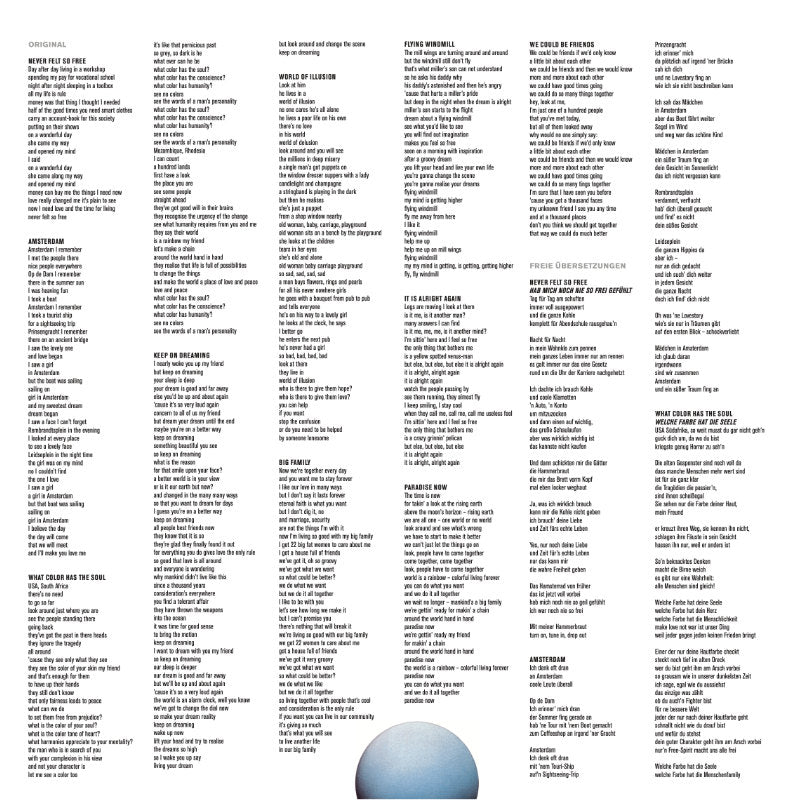 Free Orbit featuring Udo Lindenberg Inlay 4