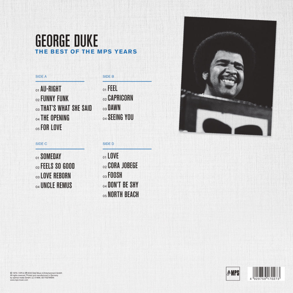 George Duke Best of the MPS Years Cover Backside