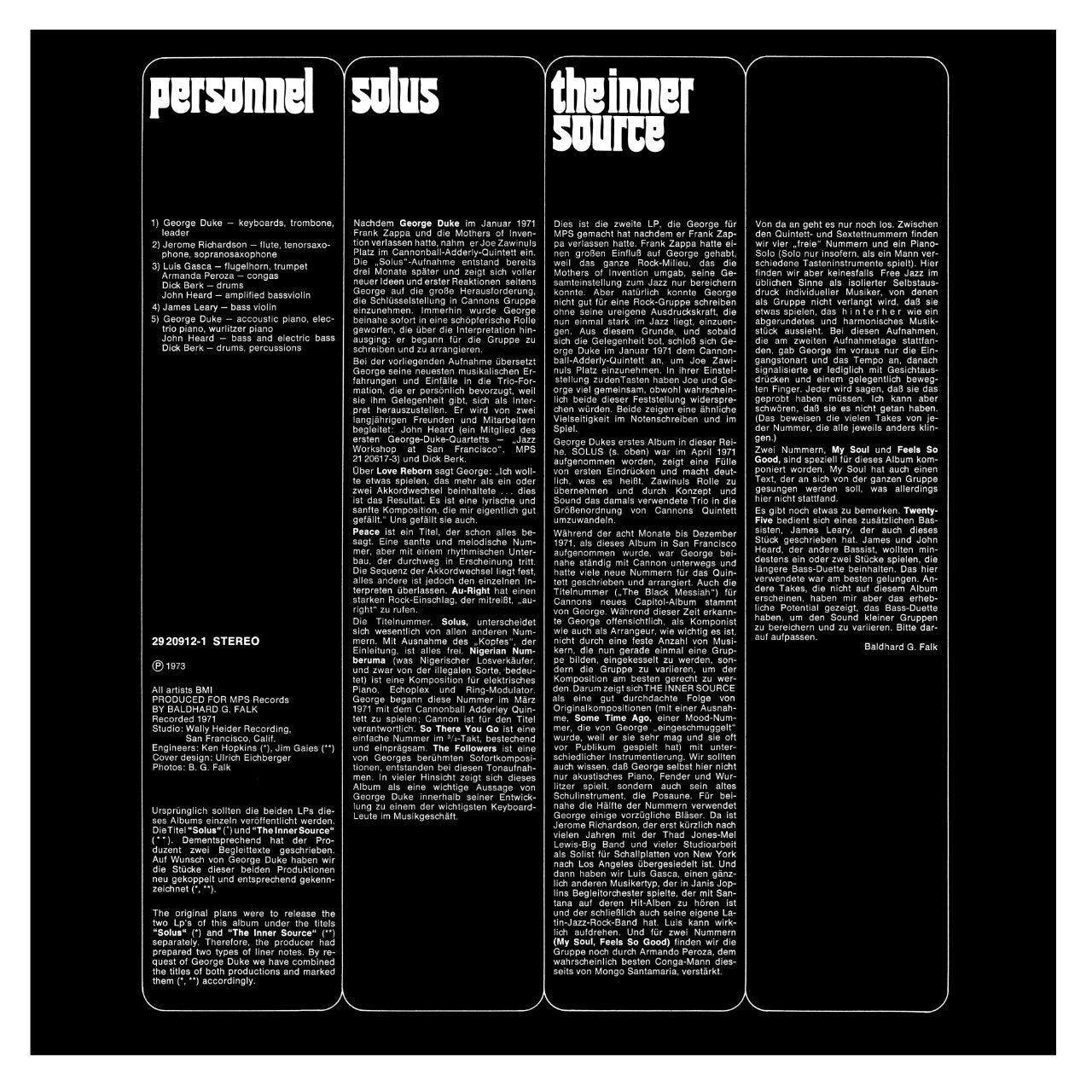 George Duke Solus Inlay 1