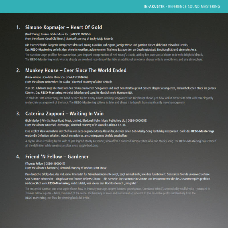 Great Ballads Inlay 1