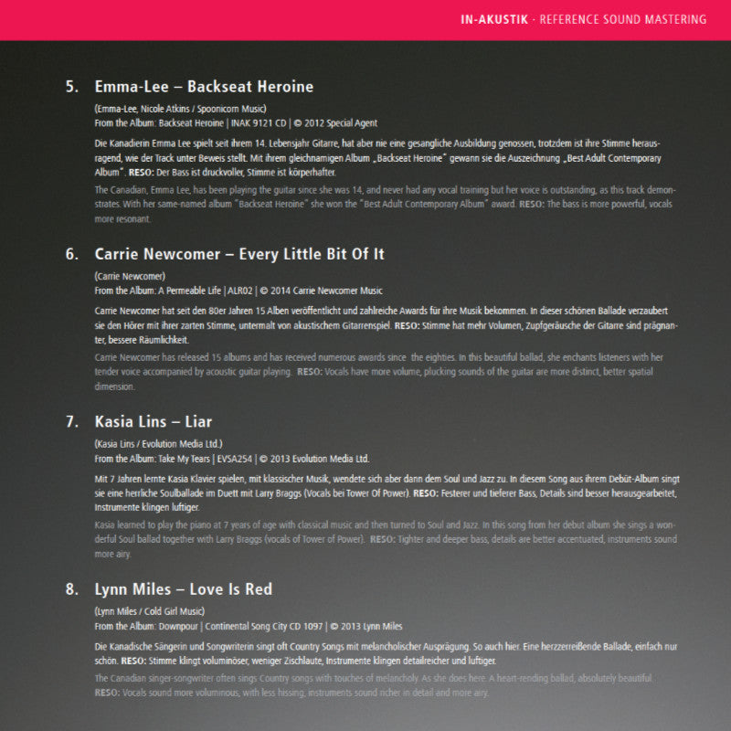 Great Women Of Song Inlay 2