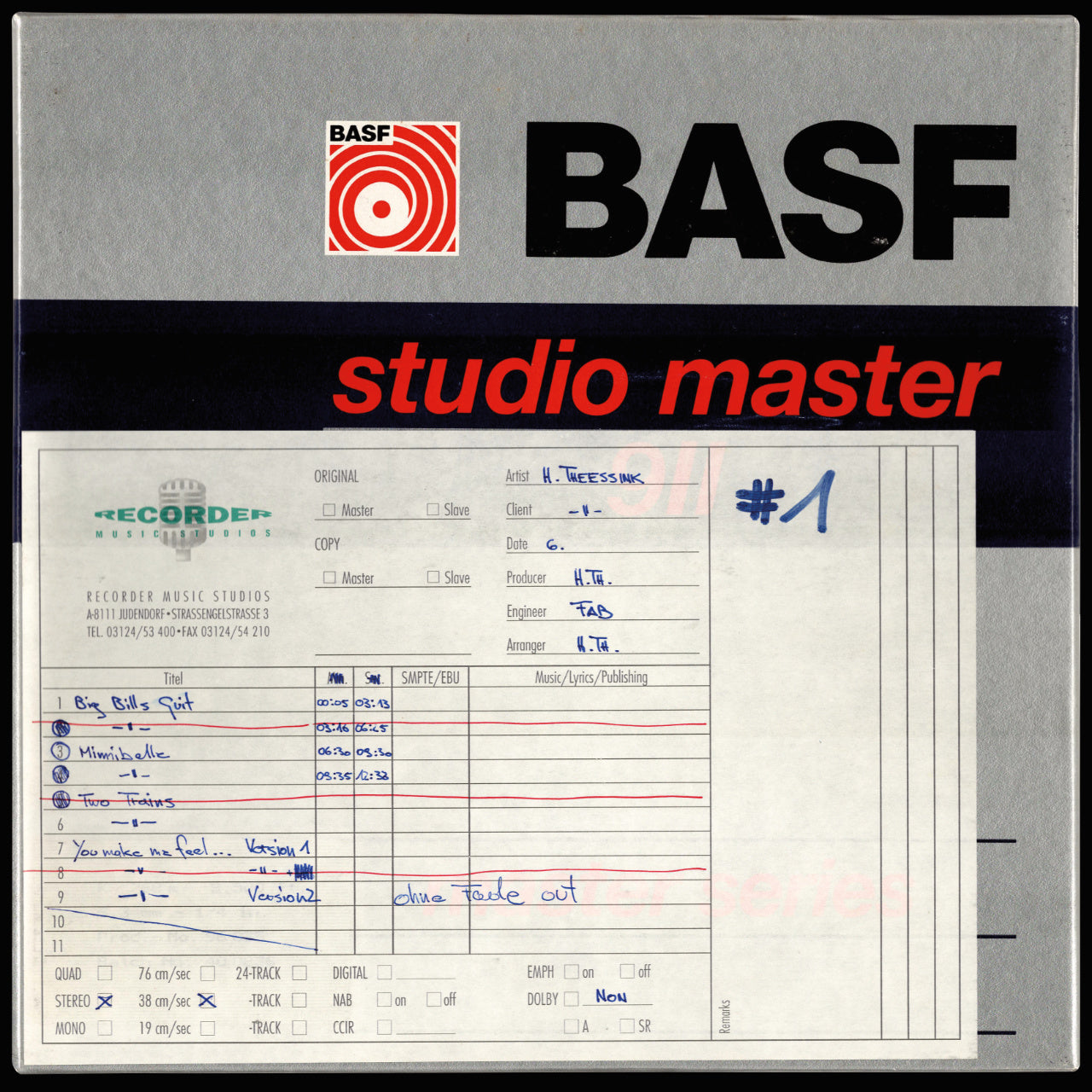 Hans Theessink Hard Road Blues Original Tape 1