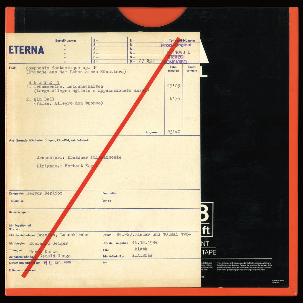 Hector Berlioz Symphonie Fantastique Original Master Tape 1