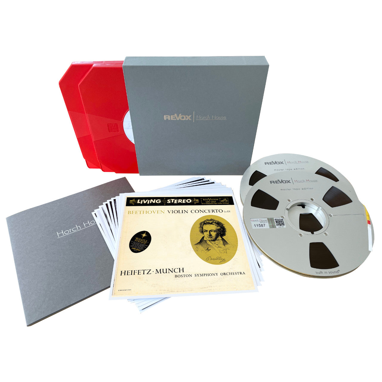 Heifetz and Munch Beethoven Violin Concerto Studio Master Tape