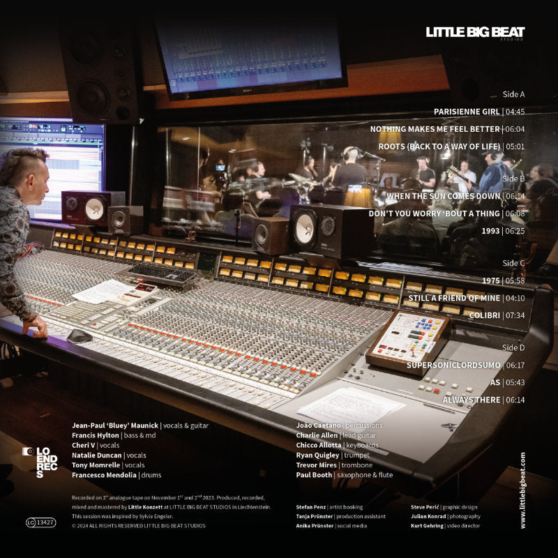Incognito Studio Live Session Cover Backside