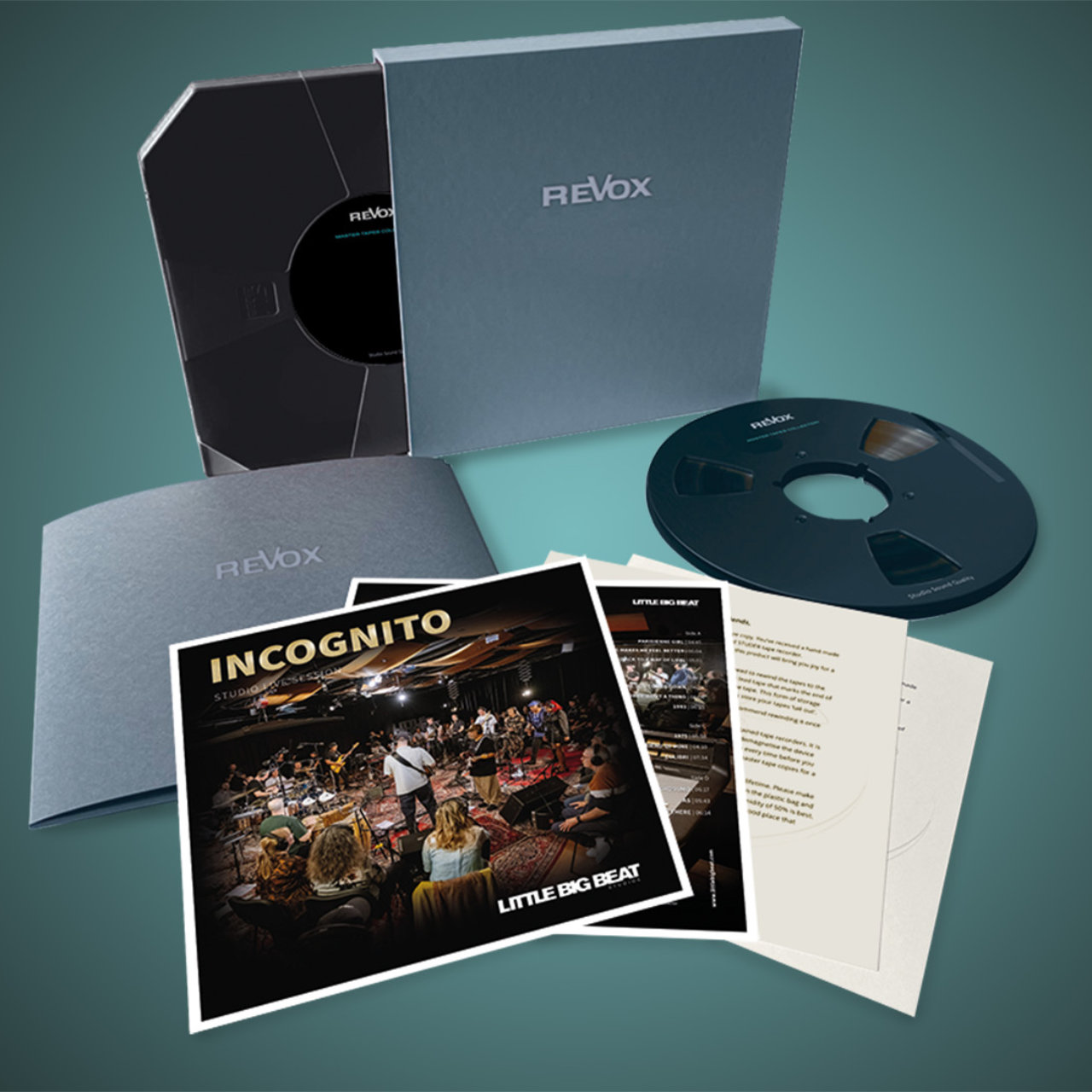 Incognito Studio Live Session Revox Master Tape