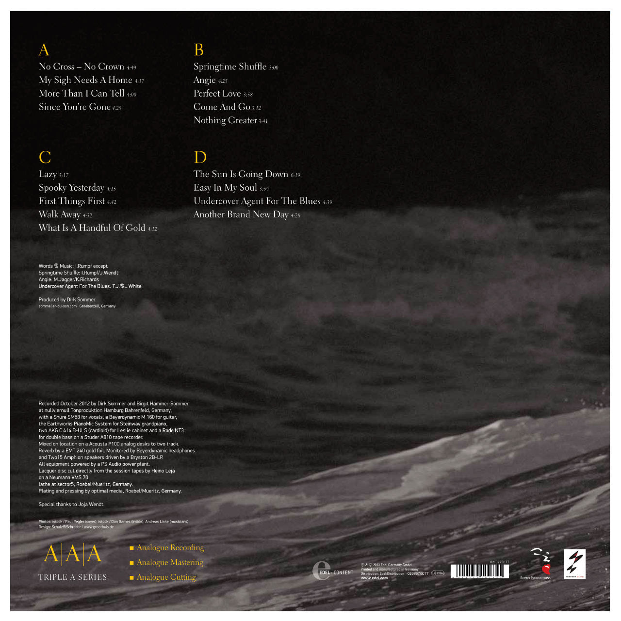 Inga Rumpf White Horses Cover Backside
