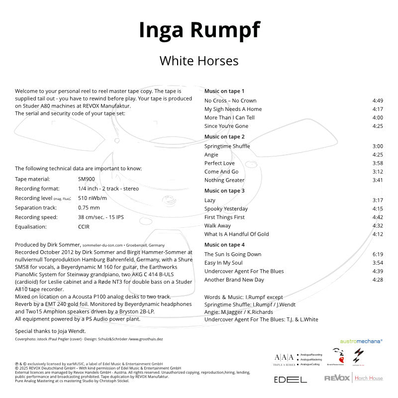 Inga Rumpf White Horses Credits