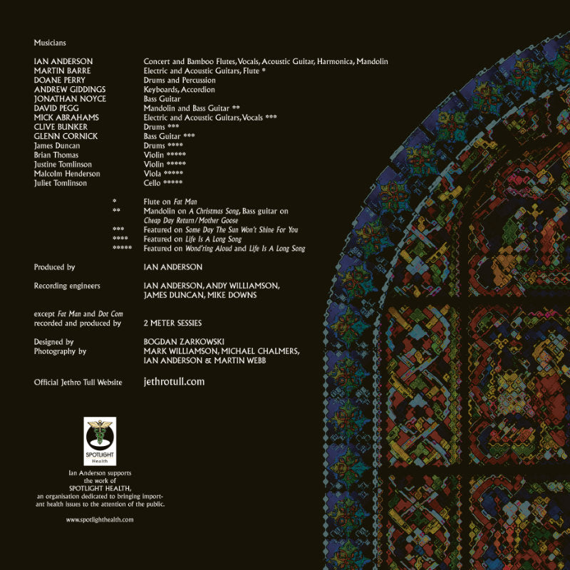 Jethro Tull Living With The Past Live Inlay