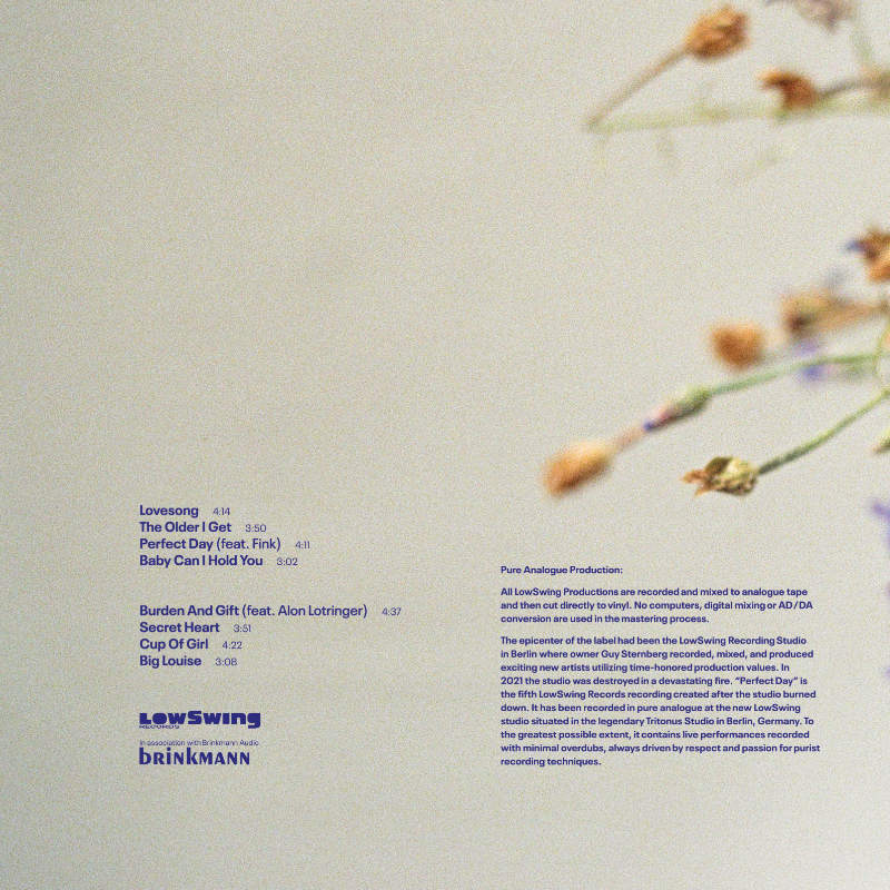 Lori Lieberman Perfect Day Cover Backside