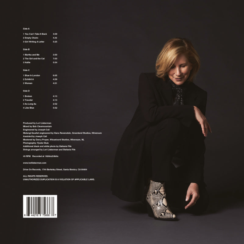 Lori Lieberman The Girl And The Cat Cover Backside