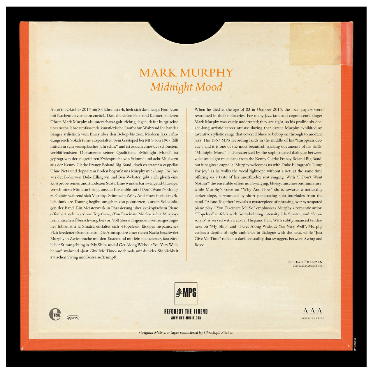 Mark Murphy Midnight Mood Inlay 1