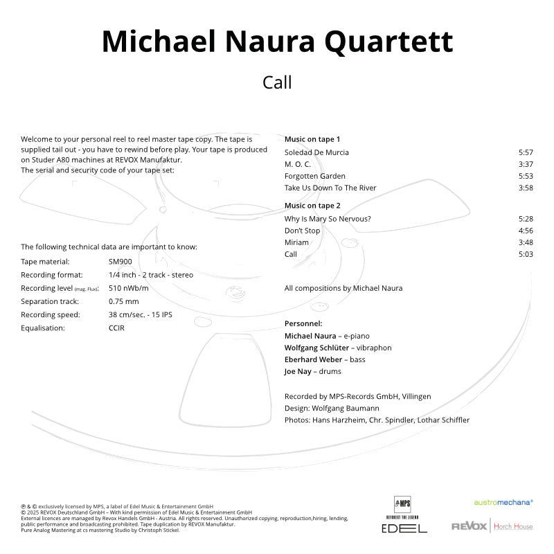 Michael Naura Quartett Call Credits