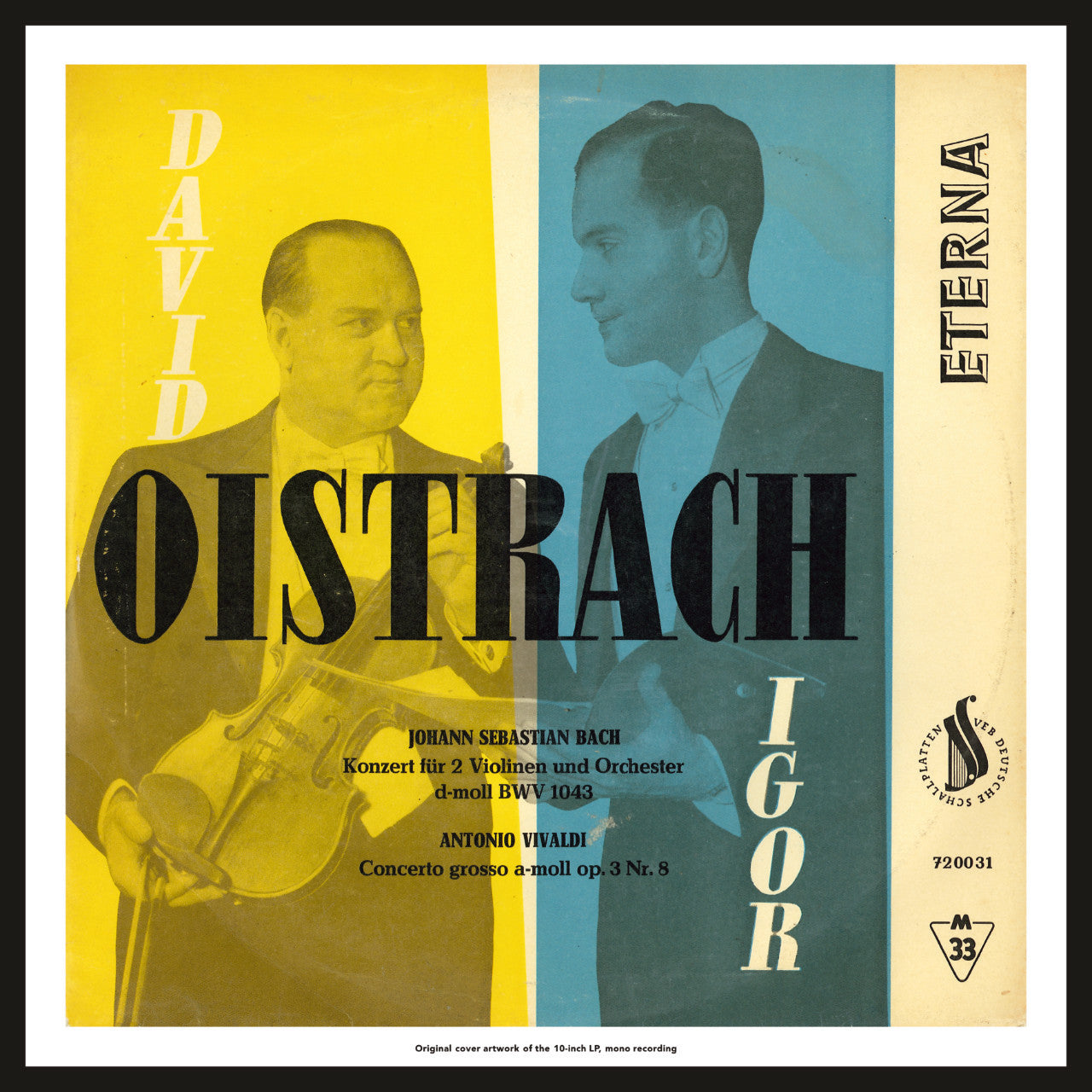 David and Igor Oistrach Bach Vivaldi Alternative Cover