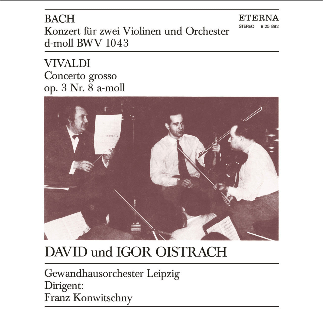 David and Igor Oistrach Bach Vivaldi Cover