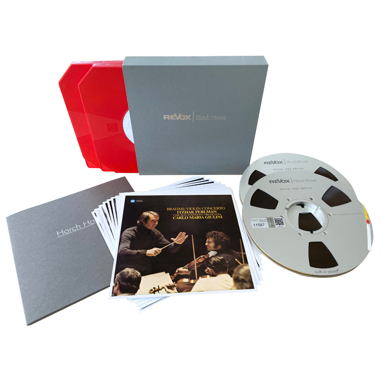 Itzhak Perlman Brahms Violin Concerto Studio Master Tape