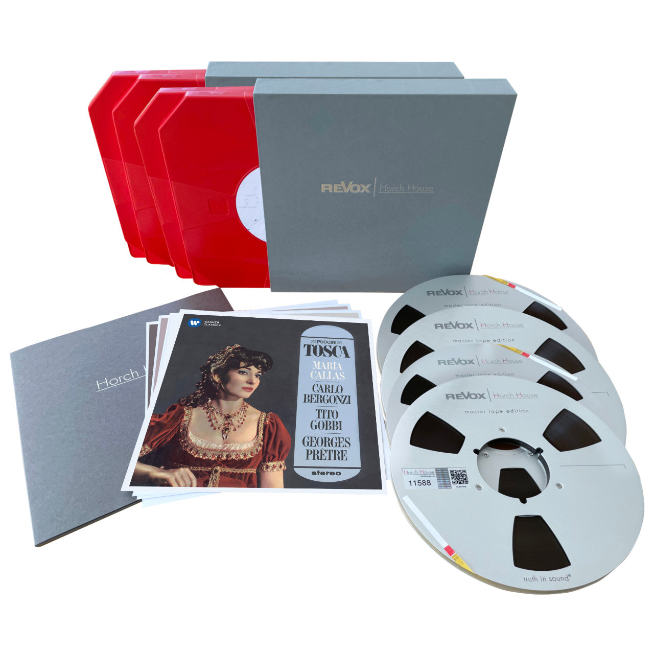 Puccini Maria Callas Tosca Standard Master Tape