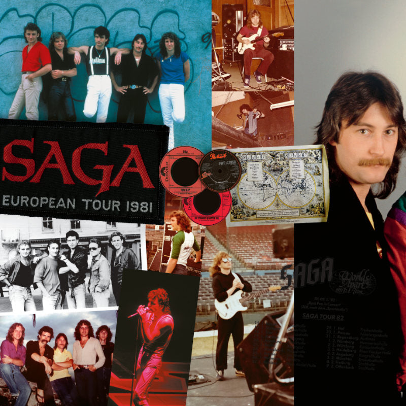 SAGA Worlds Apart Inlay European Tour 1981