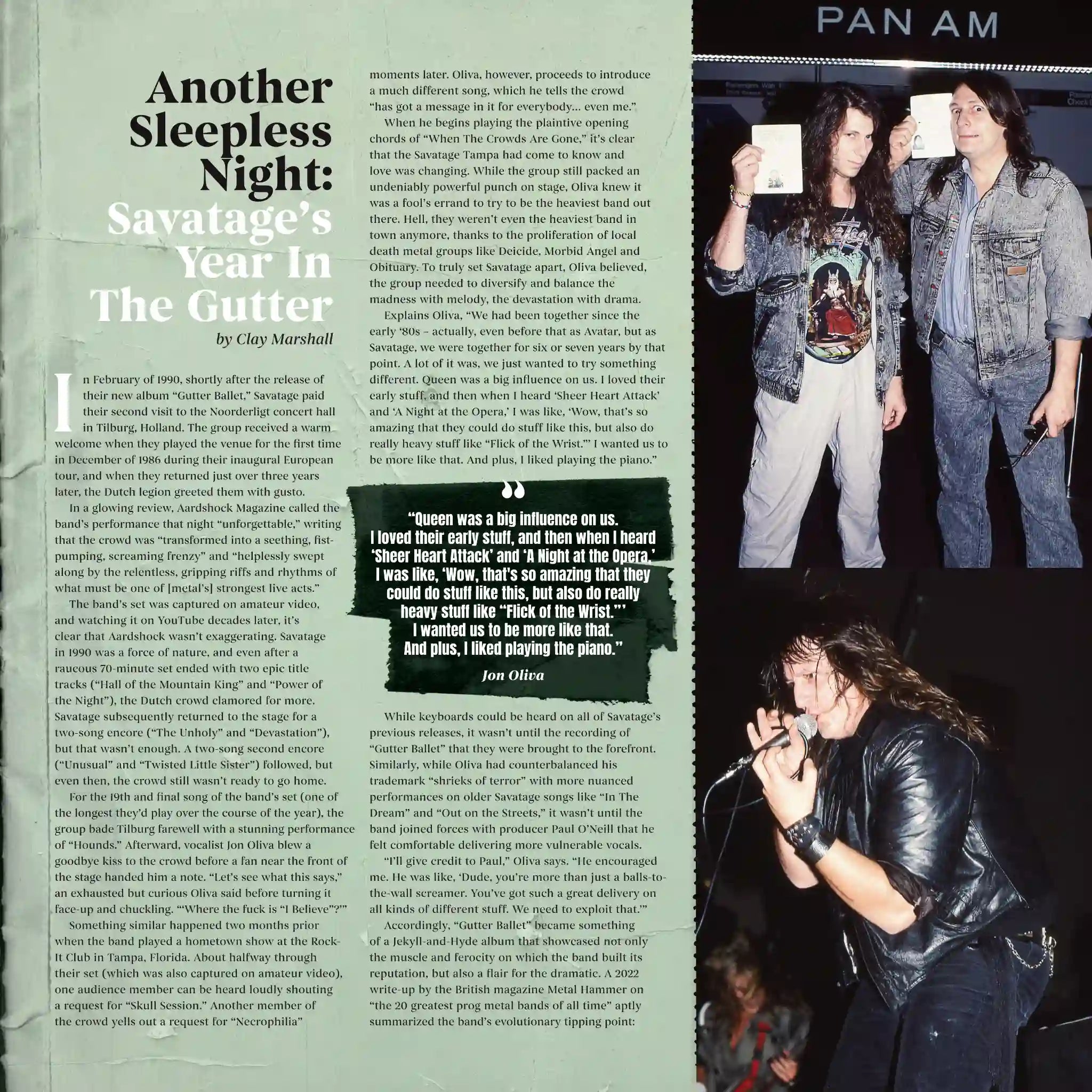 Savatage - Madness Reigns From The Gutter 1990 (Tonband)