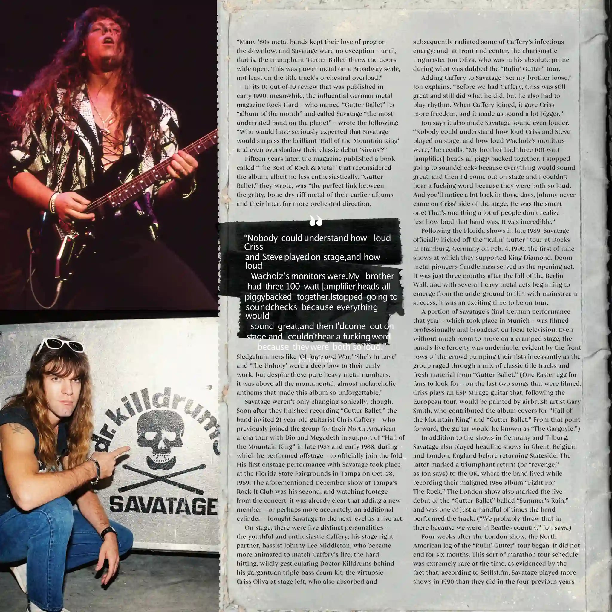 Savatage - Madness Reigns From The Gutter 1990 (Tonband)
