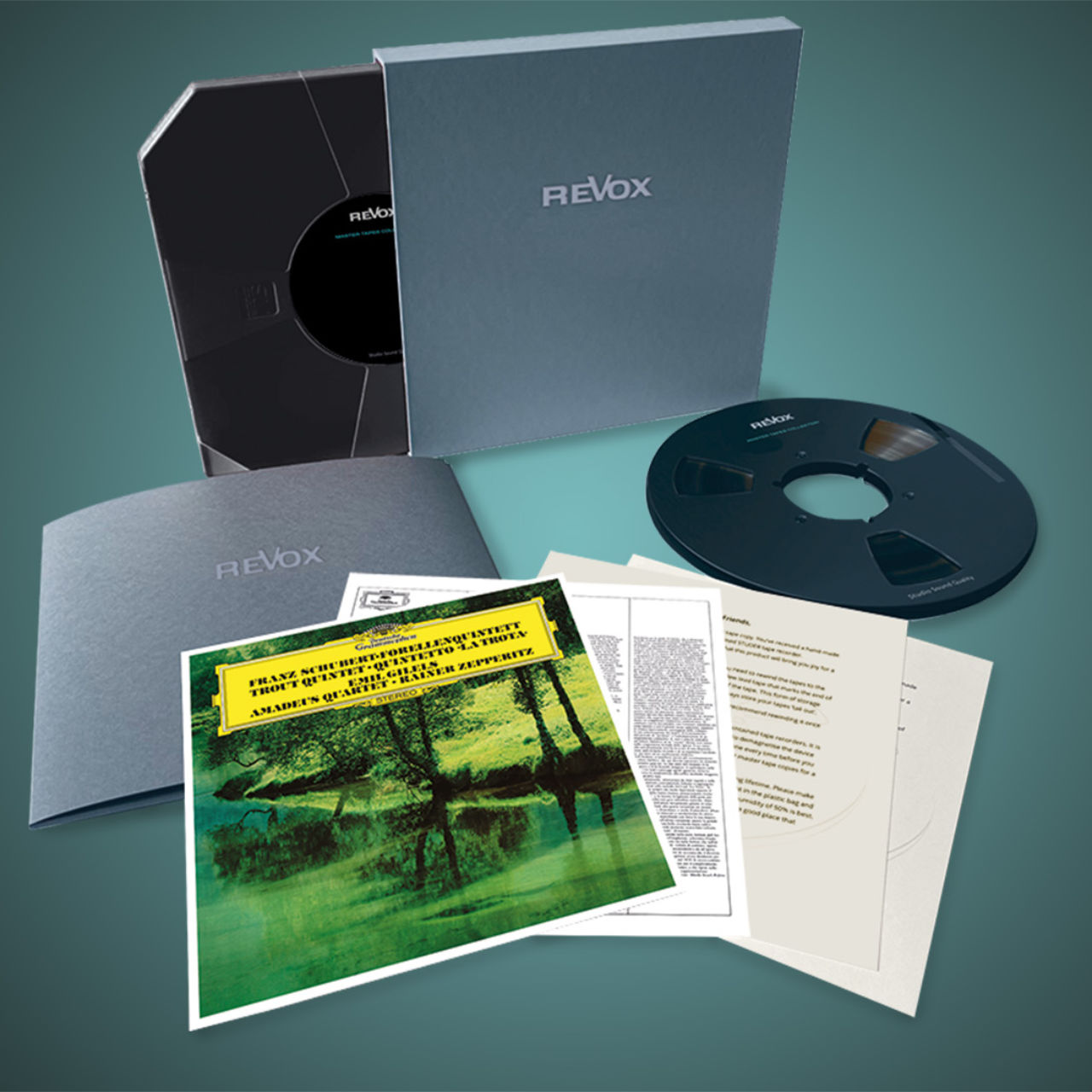 Franz Schubert Trout Quintet Revox Master Tape