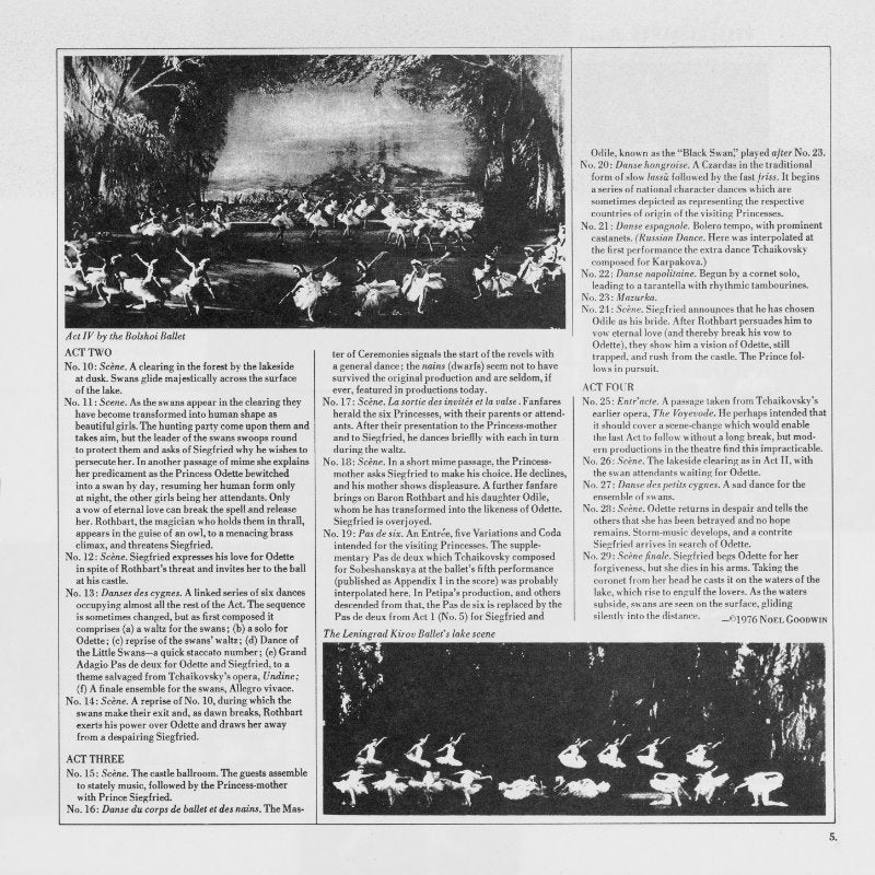 Tchaikovsky Swan Lake Inlay 5