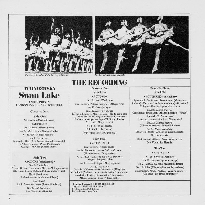 Tchaikovsky Swan Lake Inlay 6