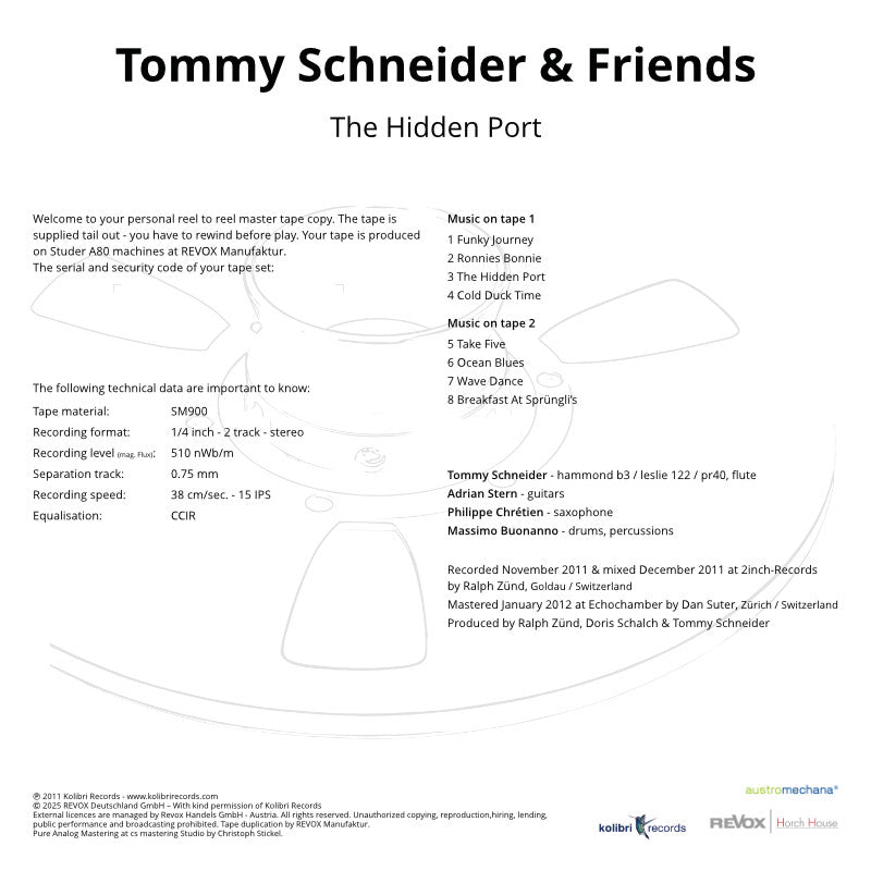 Tommy Schneider and Friends Hidden Port Credits