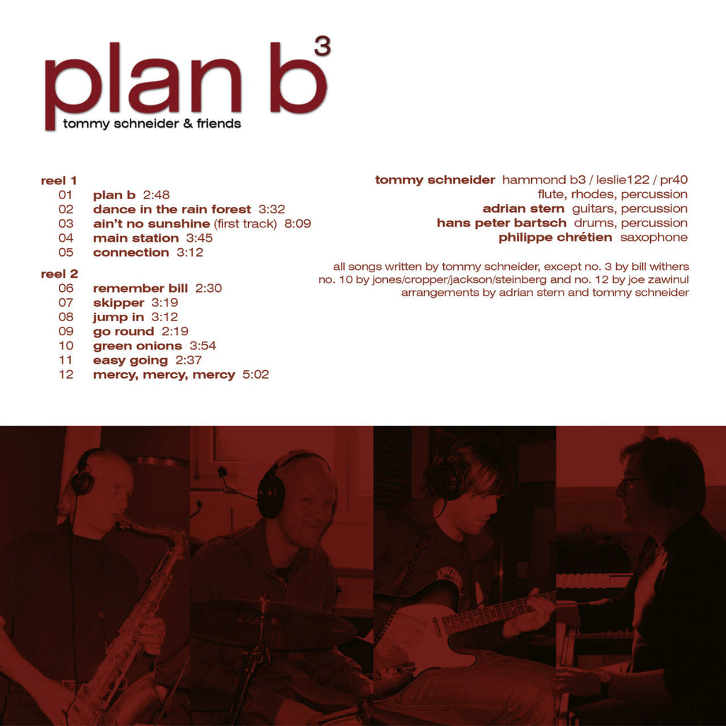Tommy Schneider Plan B3 Cover Backside