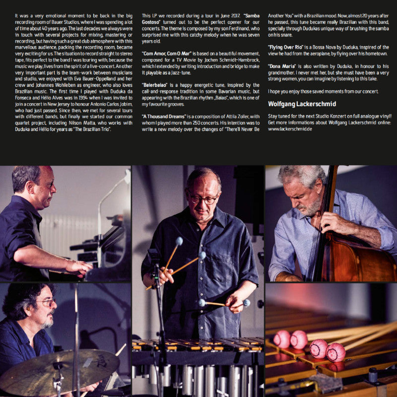 Wolfgang Lackerschmid and the Brazilian Trio Studio Concert Inlay 1